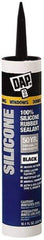 DAP - 10.1 oz Tube Black RTV Silicone Joint Sealant - -40 to 400°F Operating Temp, 10 to 20 min Tack Free Dry Time, 24 hr Full Cure Time - Top Tool & Supply