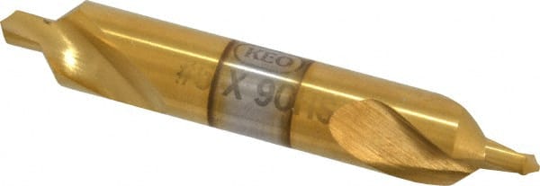 Keo - #5 Plain Cut 90° Incl Angle High Speed Steel Combo Drill & Countersink - Top Tool & Supply