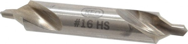 Keo - #16 Bell Cut 60° Incl Angle High Speed Steel Combo Drill & Countersink - Top Tool & Supply