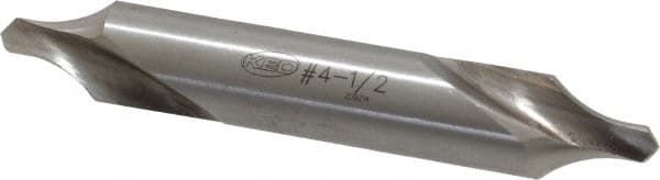 Keo - #4-1/2 Radius Cut 60° Incl Angle High Speed Steel Combo Drill & Countersink - Top Tool & Supply