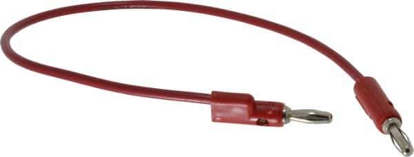 Pomona - Red Electrical Test Equipment Banana Plug - Use with 1581, 2854 Banana Plugs, Standard Banana Plugs - Top Tool & Supply