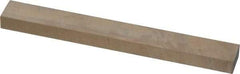 Cleveland - M42 Cobalt Rectangular Tool Bit Blank - 1/4" Wide x 1/2" High x 4" OAL, 2 Beveled Ends, 10° Bevel Angle, Ground - Exact Industrial Supply