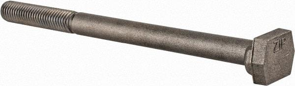 Value Collection - 1/2-13, 2" Thread Length, 1/2" Slot Width, Uncoated, Steel T Slot Bolt - 7" Length Under Head, Grade C-1045, 5, 7/8" Head Width x 9/32" Head Height - Top Tool & Supply