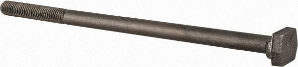 Value Collection - 1/2-13, 2-1/2" Thread Length, 1/2" Slot Width, Uncoated, Steel T Slot Bolt - 10" Length Under Head, Grade C-1045, 5, 7/8" Head Width x 9/32" Head Height - Top Tool & Supply