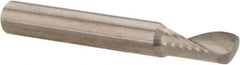 Accupro - 3/16" Cutting Diam x 3/8" Length of Cut, 1 Flute, Upcut Spiral Router Bit - Uncoated, Right Hand Cut, Solid Carbide, 1-1/2" OAL x 3/16" Shank Diam, Single Edge, 22° Helix Angle - Top Tool & Supply