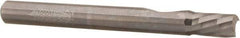 Accupro - 1/4" Cutting Diam x 3/8" Length of Cut, 1 Flute, Downcut Spiral Router Bit - Uncoated, Right Hand Cut, Solid Carbide, 2-1/2" OAL x 1/4" Shank Diam, Single Edge, 21° Helix Angle - Top Tool & Supply