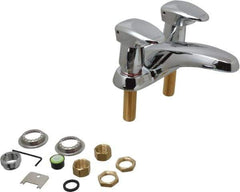 Moen - Knob Metering Handle, Deck Plate Bathroom Faucet - Two Handle, No Drain, Standard Spout - Top Tool & Supply