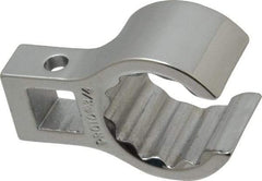 Proto - 3/4" 12 Point 3/8" Drive Chrome Flare Nut Crowfoot Wrench - 1-1/8" Head Diam x 23/32" Head Thickness, 1-1/2" OAL - Top Tool & Supply