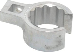 Proto - 1" 12 Point 3/8" Drive Chrome Flare Nut Crowfoot Wrench - 1-29/64" Head Diam x 25/32" Head Thickness, 1" OAL - Top Tool & Supply