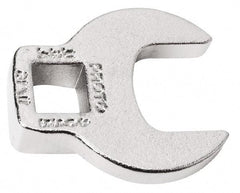 Proto - 2-15/16" 3/8" Drive Chrome Open End Crowfoot Wrench - 5.15" Head Diam x 1/2" Head Thickness - Top Tool & Supply