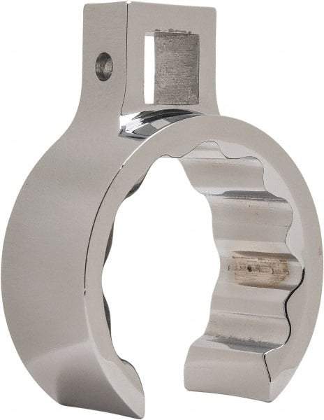 Proto - 1-5/8" 12 Point 1/2" Drive Full Polish Chrome Flare Nut Crowfoot Wrench - 2-7/32" Head Diam x 15/16" Head Thickness, 2.94" OAL - Top Tool & Supply