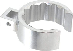 Proto - 1-3/4" 12 Point 1/2" Drive Full Polish Chrome Flare Nut Crowfoot Wrench - 2-3/8" Head Diam x 1" Head Thickness, 3.06" OAL - Top Tool & Supply