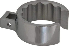 Proto - 1-7/8" 12 Point 1/2" Drive Full Polish Chrome Flare Nut Crowfoot Wrench - 2-9/16" Head Diam x 1-1/16" Head Thickness, 3-1/4" OAL - Top Tool & Supply