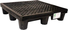 UltraTech - 66 Gal Sump, 3,000 Lb Capacity, 4 Drum, Polyethylene Spill Deck or Pallet - 53" Long x 53" Wide x 11-3/4" High, 2x2 Drum Configuration - Top Tool & Supply