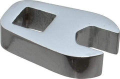 Proto - 10mm 3/8" Drive Chrome Crowfoot Wrench - 0.95" Head Diam x 1/4" Head Thickness, 1.17" OAL - Top Tool & Supply