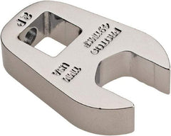 Proto - 11mm 3/8" Drive Chrome Crowfoot Wrench - 0.87" Head Diam x 1/4" Head Thickness, 1.13" OAL - Top Tool & Supply