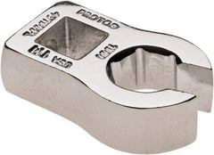 Proto - 11mm 6 Point 3/8" Drive Chrome Flare Nut Crowfoot Wrench - 15/16" Head Diam x 1/4" Head Thickness, 1-1/2" OAL - Top Tool & Supply