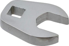 Proto - 17mm 3/8" Drive Chrome Crowfoot Wrench - 1-3/32" Head Diam x 1/4" Head Thickness, 1-23/32" OAL - Top Tool & Supply