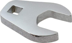 Proto - 22mm 3/8" Drive Chrome Crowfoot Wrench - 1-23/32" Head Diam x 1/4" Head Thickness, 2-7/32" OAL - Top Tool & Supply