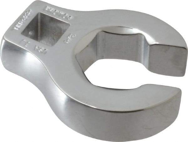 Proto - 3/4" 6 Point 3/8" Drive Chrome Flare Nut Crowfoot Wrench - 1-19/32" Head Diam x 1/4" Head Thickness, 1.94" OAL - Top Tool & Supply