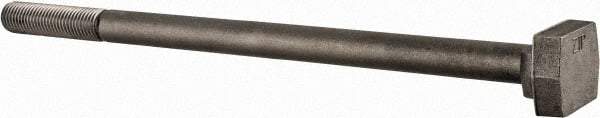 Value Collection - 3/4-10, 3" Thread Length, 7/8" Slot Width, Uncoated, Steel T Slot Bolt - 14" Length Under Head, Grade C-1045, 5, 1-1/2" Head Width x 9/16" Head Height - Top Tool & Supply