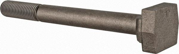 Value Collection - 7/8-9, 2-1/2" Thread Length, 1" Slot Width, Uncoated, Steel T Slot Bolt - 9" Length Under Head, Grade C-1045, 5, 1-3/4" Head Width x 5/8" Head Height - Top Tool & Supply