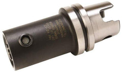 Kennametal - KM80ATC Outside Modular Connection, KM50 Inside Modular Connection, KM80 to KM50 Reducing Adapter - 80.01mm Projection, 50.01mm Nose Diam, 125.02mm OAL, Through Coolant - Exact Industrial Supply