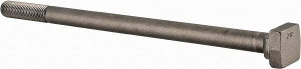 Value Collection - 1-8, 3-1/2" Thread Length, 1" Slot Width, Uncoated, Steel T Slot Bolt - 18" Length Under Head, Grade C-1045, 5, 1-3/4" Head Width x 5/8" Head Height - Top Tool & Supply