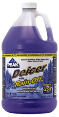 Peak - Water-Based Solution Windshield Washer Fluid - 1 Gal Bottle, -25°  Freezing Point - Top Tool & Supply