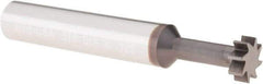 Value Collection - 3/8" x 1/8" Woodruff Keyseat Cutter - 2-1/2" OAL x 3/8" Shank - Top Tool & Supply