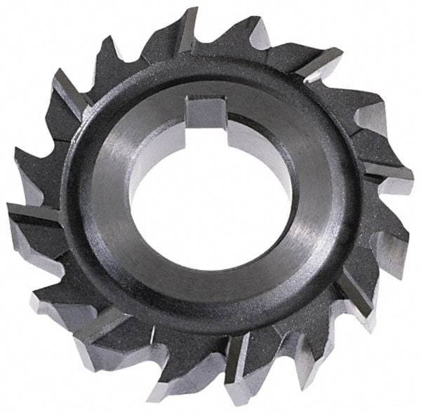 Keo - 4" Diam x 1-1/8" Width of Cut, 18 Teeth, High Speed Steel Side Milling Cutter - Staggered Teeth, Uncoated - Top Tool & Supply