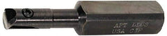 APT - 1-1/16" Min Bore Diam, 6-1/4" OAL, 1" Shank Diam, Indexable Boring Bar - 4" Max Bore Depth, TPG 321 Insert, Screw Holding Method - Top Tool & Supply