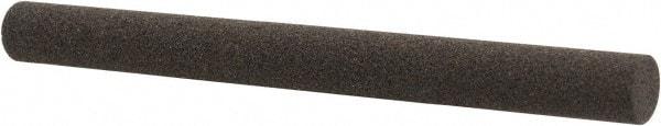 Made in USA - 4" Long x 3/8" Diam x 3/8" Thick, Aluminum Oxide Sharpening Stone - Round, Coarse Grade - Top Tool & Supply