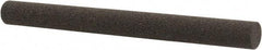 Made in USA - 4" Long x 3/8" Diam x 3/8" Thick, Aluminum Oxide Sharpening Stone - Round, Coarse Grade - Top Tool & Supply