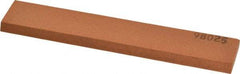 Made in USA - 5" Long x 1" Wide x 3/16" Thick, Aluminum Oxide Sharpening Stone - Rectangle, Fine Grade - Top Tool & Supply