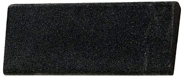 Made in USA - 4-1/2" Long x 1-3/4" Diam x 3/8" Thick, Aluminum Oxide Sharpening Stone - Round, Coarse Grade - Top Tool & Supply