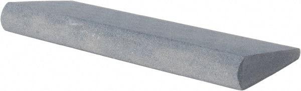 Made in USA - 4-1/2" Long x 1-3/4" Diam x 1/2" Thick, Silicon Carbide Sharpening Stone - Round, Fine Grade - Top Tool & Supply