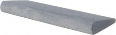 Made in USA - 4-1/2" Long x 1-3/4" Diam x 1/2" Thick, Silicon Carbide Sharpening Stone - Round, Fine Grade - Top Tool & Supply