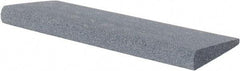 Made in USA - 4-1/2" Long x 1-3/4" Diam x 3/8" Thick, Silicon Carbide Sharpening Stone - Round, Medium Grade - Top Tool & Supply