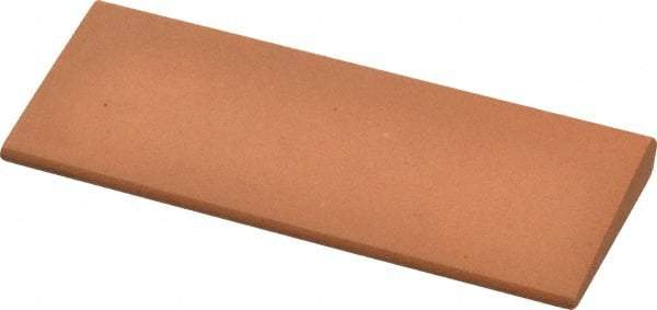 Made in USA - 4-1/2" Long x 1-3/4" Diam x 3/8" Thick, Aluminum Oxide Sharpening Stone - Round, Fine Grade - Top Tool & Supply