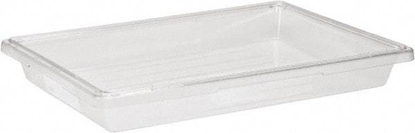 Rubbermaid - Rectangular, Clear Polycarbonate Food Tote Box - 3-1/2" High x 18" Wide x 26" Long - Top Tool & Supply