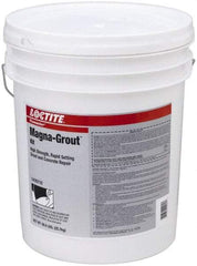 Loctite - 640 Fluid Ounce Container, Gray, Tub Magnesium Phosphate Construction Adhesive - Series Magna-Grout, 15 to 22 min Fixture Time, Indoor, Outdoor - Top Tool & Supply