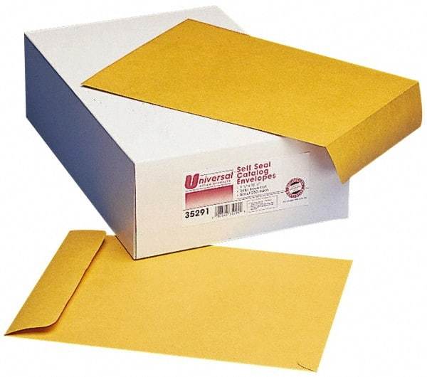 UNIVERSAL - 13" Long x 10" Wide Self Seal Kraft Catalog Envelope - 28 Lb Paper Weight - Top Tool & Supply