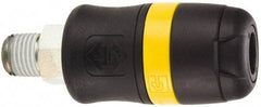 Parker - 1/2 Male NPTF Industrial Pneumatic Hose Coupler - Polyamide, 1/2" Body Diam - Top Tool & Supply