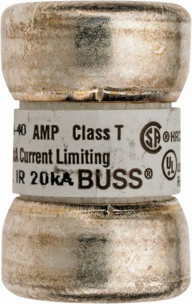 Cooper Bussmann - 160 VDC, 300 VAC, 40 Amp, Fast-Acting General Purpose Fuse - 7/8" OAL, 20 at DC, 200 at AC (RMS) kA Rating, 9/16" Diam - Top Tool & Supply