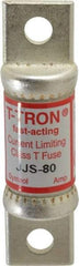 Cooper Bussmann - 600 VAC, 80 Amp, Fast-Acting General Purpose Fuse - Bolt-on Mount, 54.8mm OAL, 200 at AC (RMS) kA Rating, 3/4" Diam - Top Tool & Supply