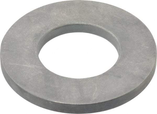 Gibraltar - 1" Screw, Grade 18-8 Stainless Steel Standard Flat Washer - 1-1/32" ID x 2" OD, 3/16" Thick, Plain Finish - Top Tool & Supply