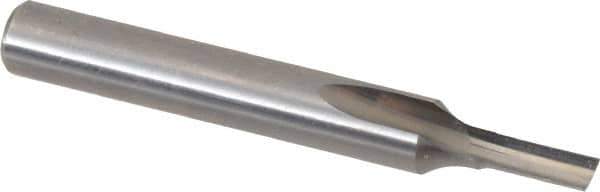 Onsrud - 1/8" Diam, 1/4" Shank Diam, 5/16" Length of Cut, 1 Flute Single Edge Straight Router Bit - 2" Overall Length, Right Hand Cut, Solid Carbide - Top Tool & Supply