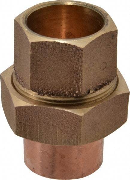 NIBCO - 1" Cast Copper Pipe Union - C x C, Pressure Fitting - Top Tool & Supply