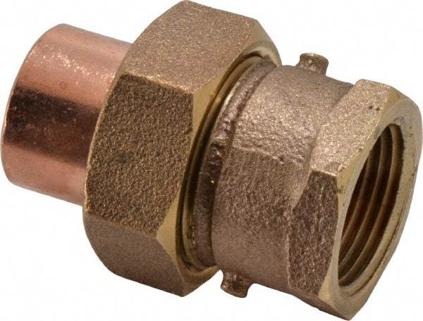 NIBCO - 3/4" Cast Copper Pipe Union - C x F, Pressure Fitting - Top Tool & Supply